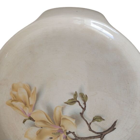 Vintage Universal Oven Proof Platter Chop Plate Tray Magnolia Permacal Pattern. - Picture 4 of 16